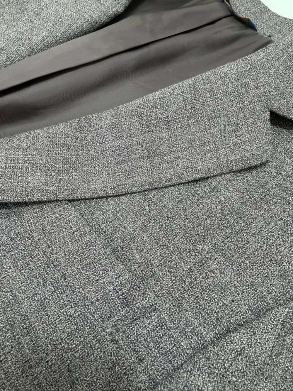 Brooks Brothers Regent Fit Blazer Jacket Men 42R Salt and Pepper Knit Sport Coat